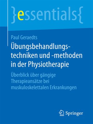 cover image of Übungsbehandlungstechniken und -methoden in der Physiotherapie